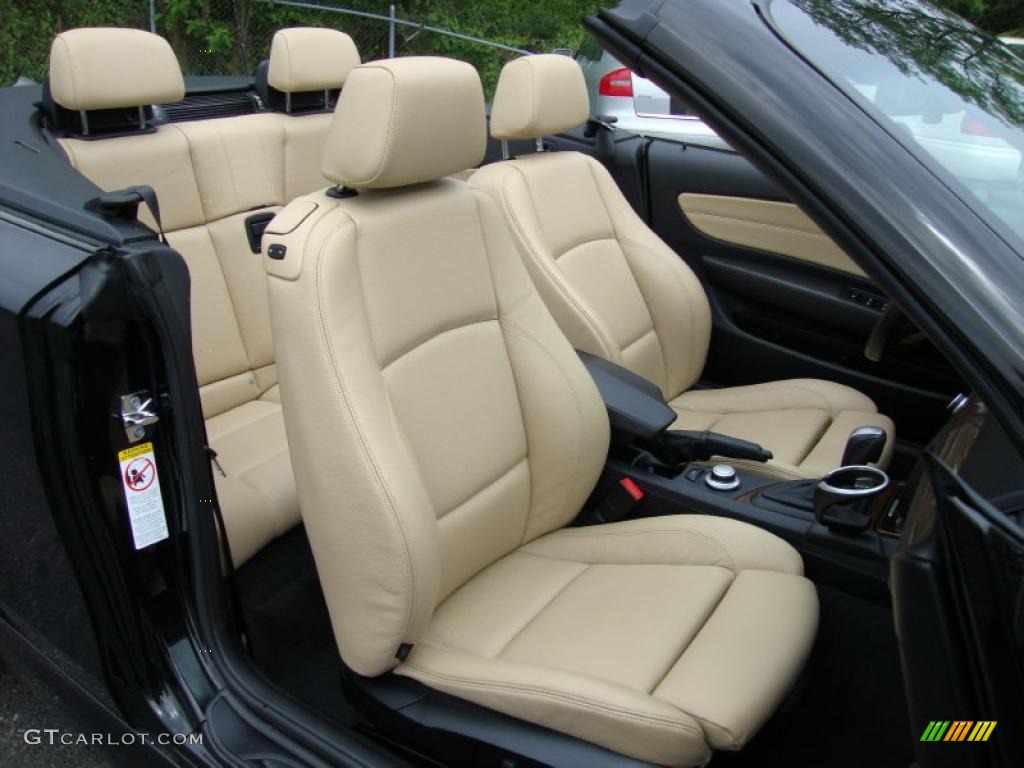 2008 1 Series 135i Convertible - Jet Black / Savanna Beige photo #23