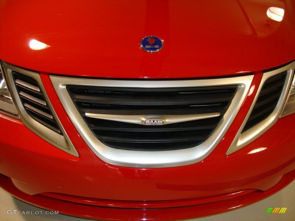 2008 9-3 2.0T Sport Sedan - Laser Red / Parchment photo #26