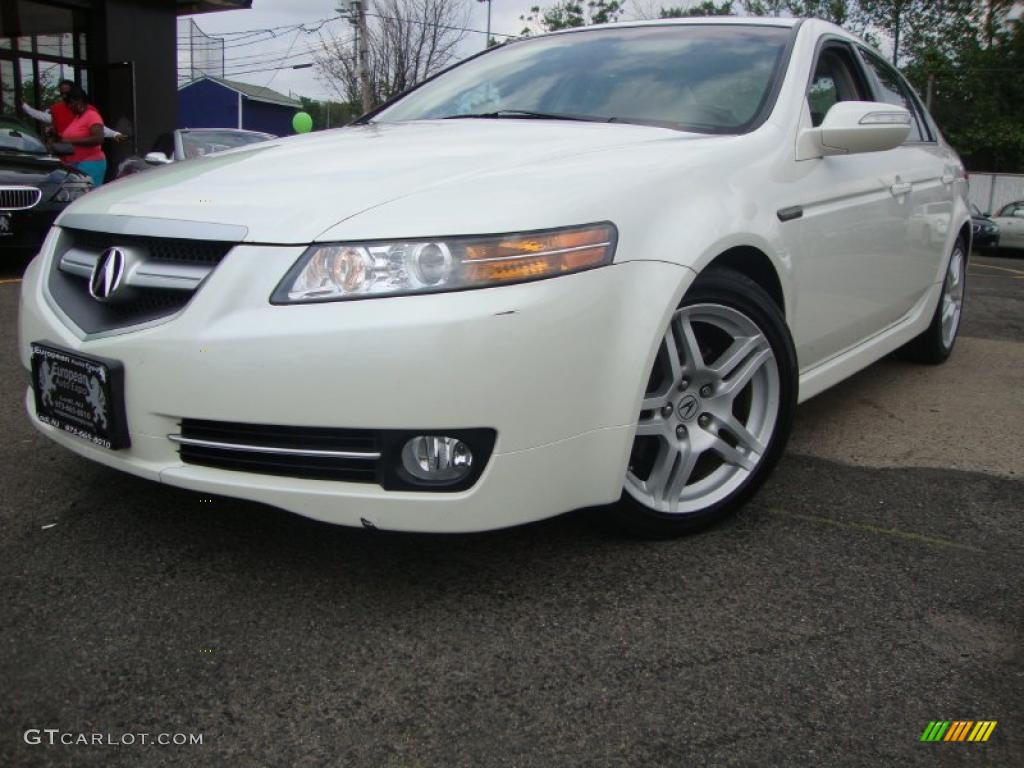 White Diamond Pearl Acura TL