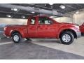 2008 Red Brawn Nissan Frontier XE King Cab  photo #3
