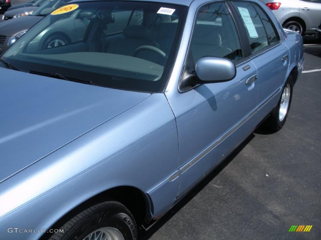 1998 Grand Marquis LS - Light Blue Metallic / Light Graphite photo #8