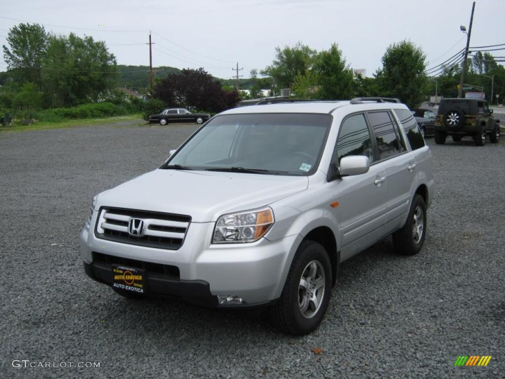 2007 Pilot EX 4WD - Billet Silver Metallic / Gray photo #1