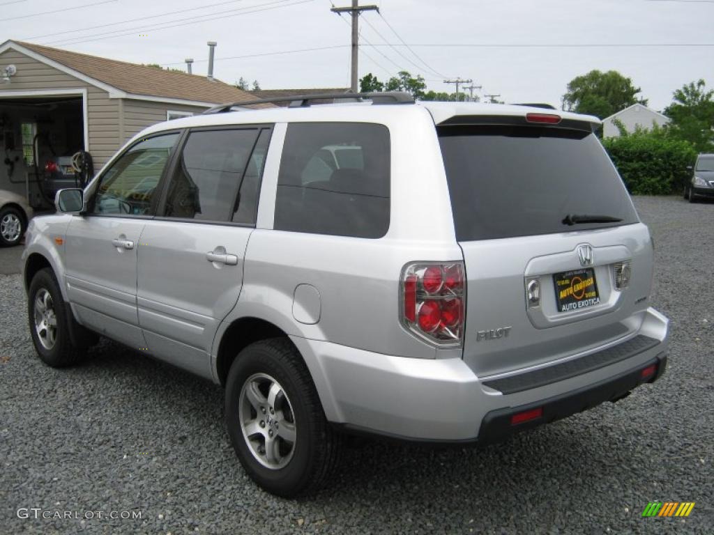 2007 Pilot EX 4WD - Billet Silver Metallic / Gray photo #2