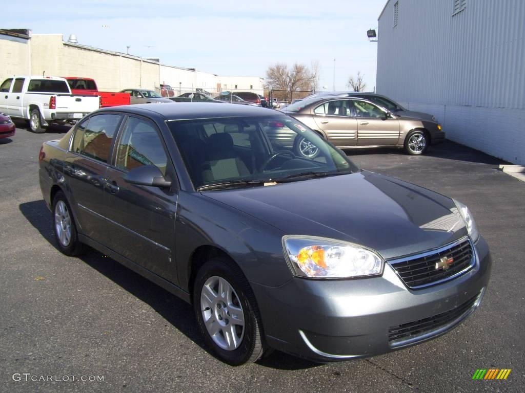 2006 Malibu LT V6 Sedan - Medium Gray Metallic / Titanium Gray photo #7