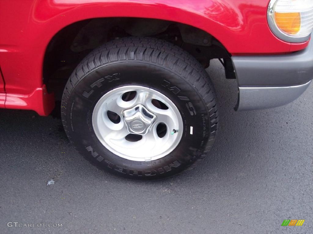 1999 Explorer XLT 4x4 - Bright Red Clearcoat / Dark Graphite photo #60