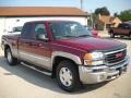 2005 Sport Red Metallic GMC Sierra 1500 SLE Extended Cab 4x4  photo #6