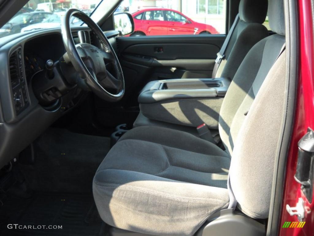 2005 Sierra 1500 SLE Extended Cab 4x4 - Sport Red Metallic / Dark Pewter photo #14