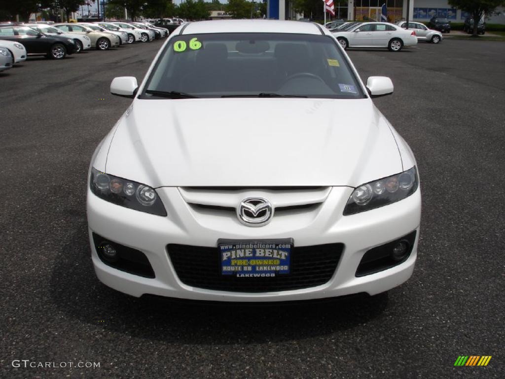2006 MAZDA6 MAZDASPEED6 Sport - Whitewater Pearl Mica / Black photo #2