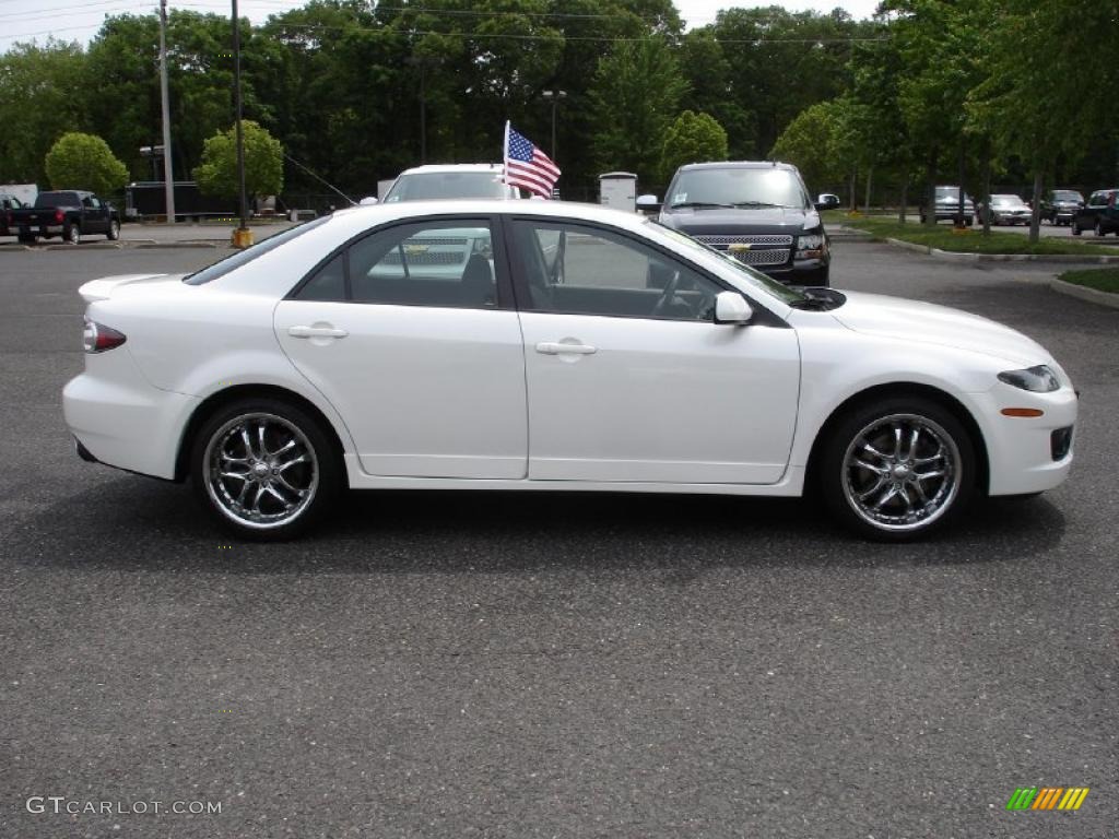 2006 MAZDA6 MAZDASPEED6 Sport - Whitewater Pearl Mica / Black photo #7