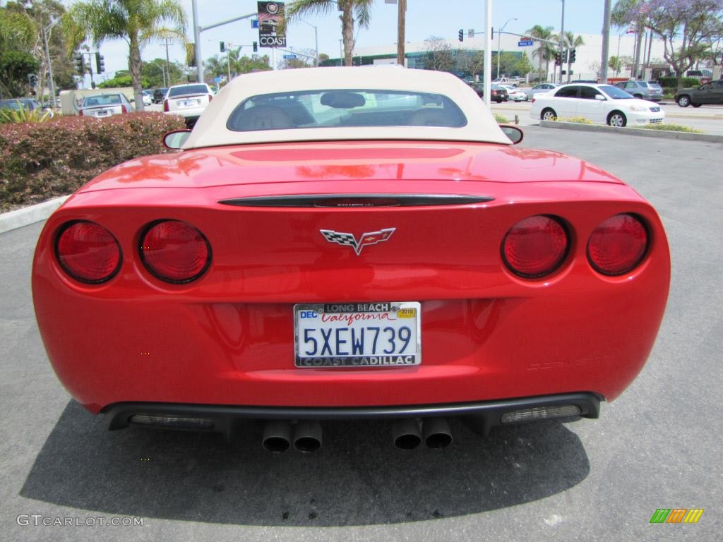 2006 Corvette Convertible - Victory Red / Cashmere Beige photo #6