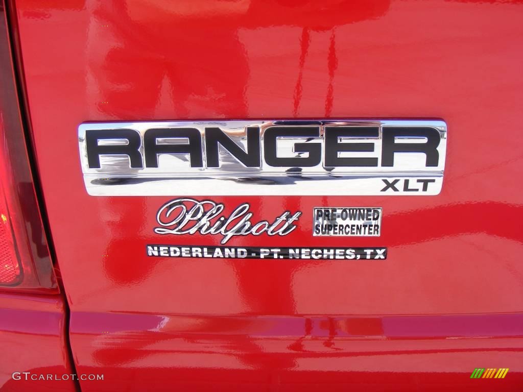 2008 Ranger XLT SuperCab - Torch Red / Medium Dark Flint photo #10