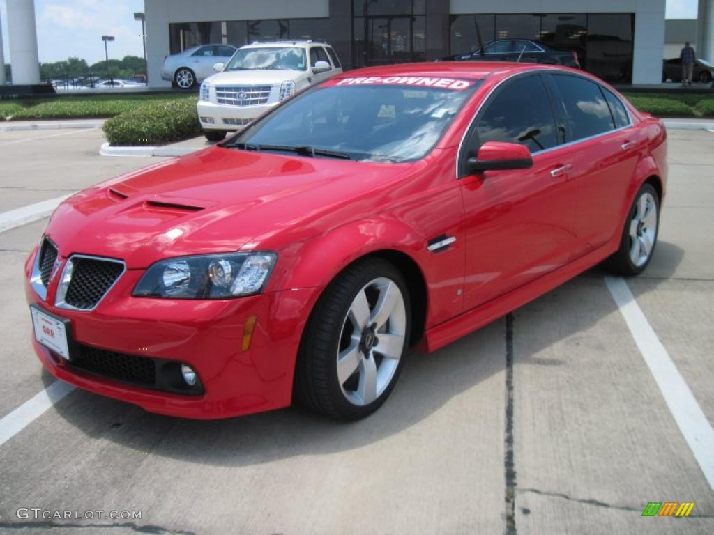 2009 G8 GT - Liquid Red / Onyx/Red photo #1