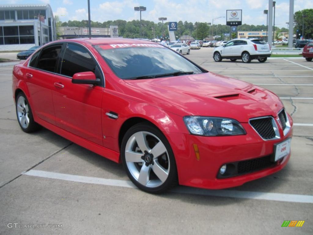 2009 G8 GT - Liquid Red / Onyx/Red photo #2