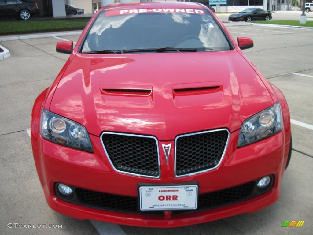 2009 G8 GT - Liquid Red / Onyx/Red photo #5