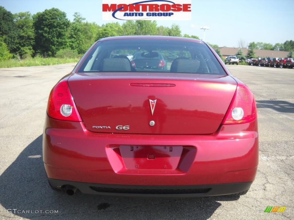 2010 G6 Sedan - Performance Red Metallic / Ebony photo #4