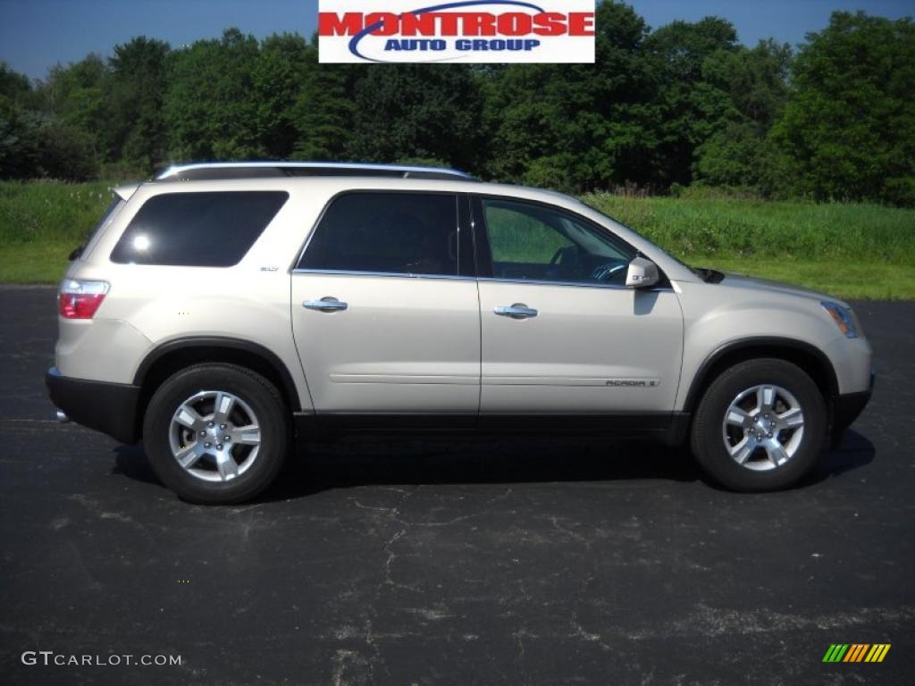 2007 Acadia SLT - Gold Mist Metallic / Brick photo #1