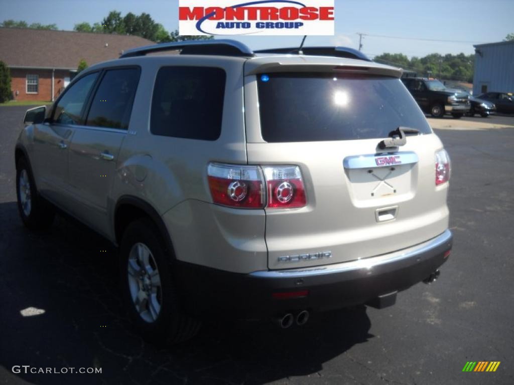 2007 Acadia SLT - Gold Mist Metallic / Brick photo #5