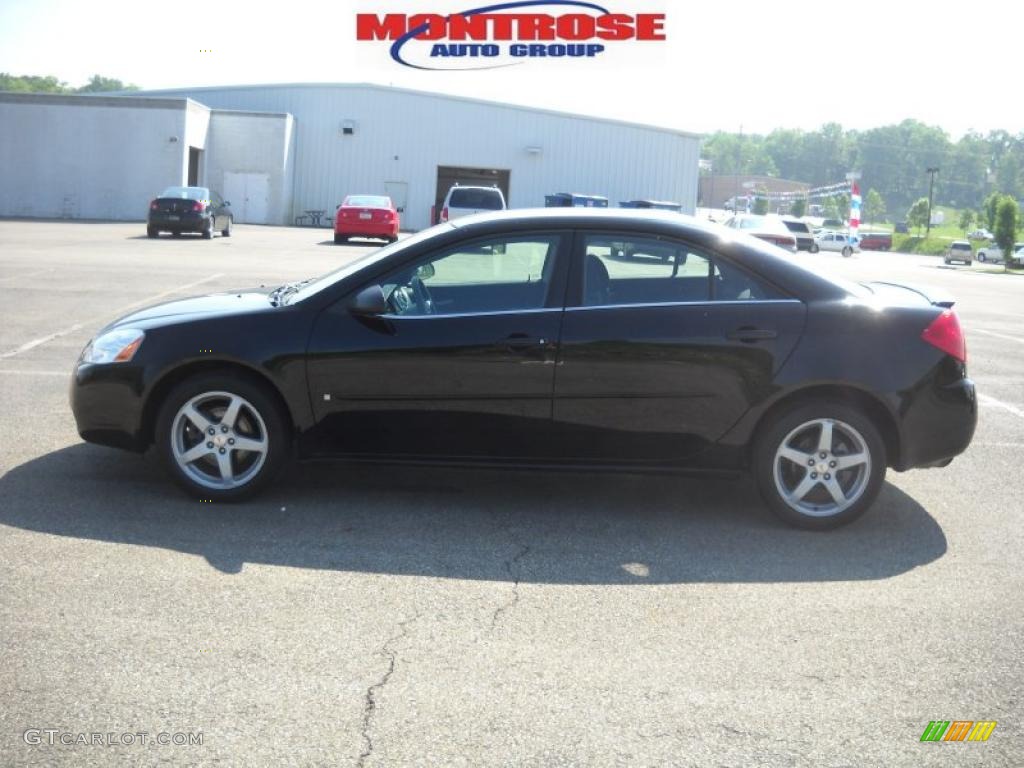 2007 G6 V6 Sedan - Black / Ebony photo #7