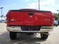 2008 Flame Red Dodge Ram 1500 Big Horn Edition Quad Cab 4x4  photo #4