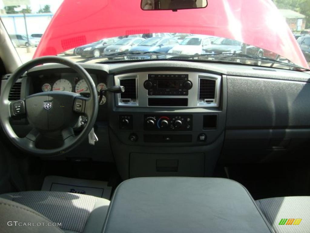 2008 Ram 1500 Big Horn Edition Quad Cab 4x4 - Flame Red / Medium Slate Gray photo #23