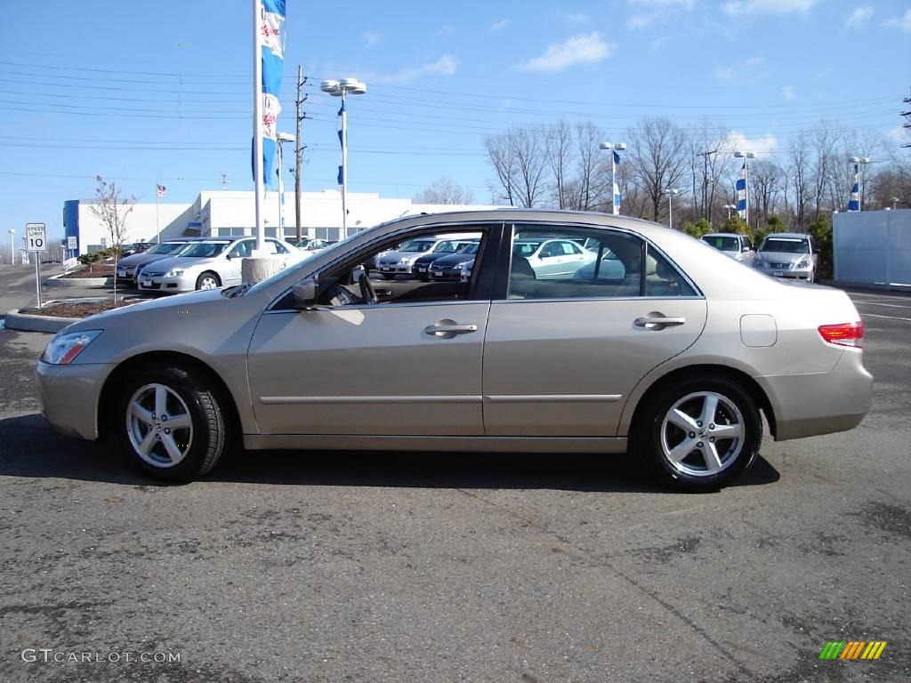 2003 Accord EX Sedan - Desert Mist Metallic / Ivory photo #2