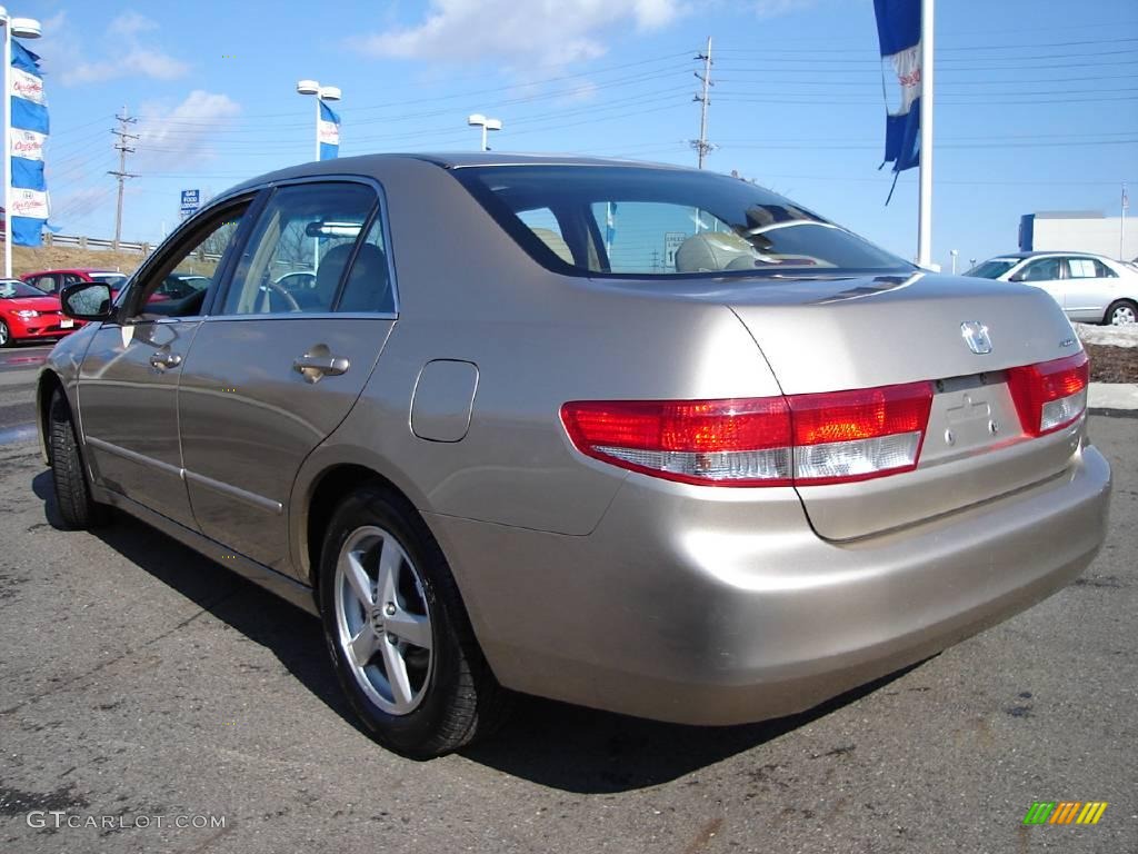2003 Accord EX Sedan - Desert Mist Metallic / Ivory photo #3