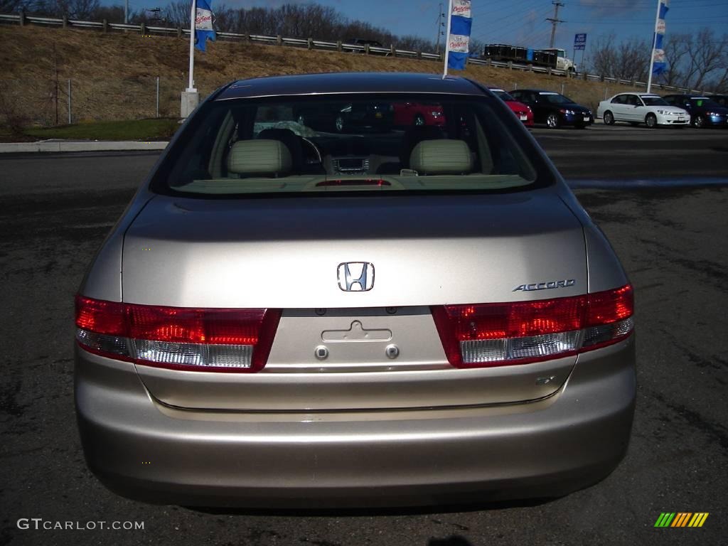 2003 Accord EX Sedan - Desert Mist Metallic / Ivory photo #4