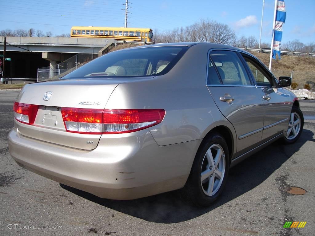 2003 Accord EX Sedan - Desert Mist Metallic / Ivory photo #5