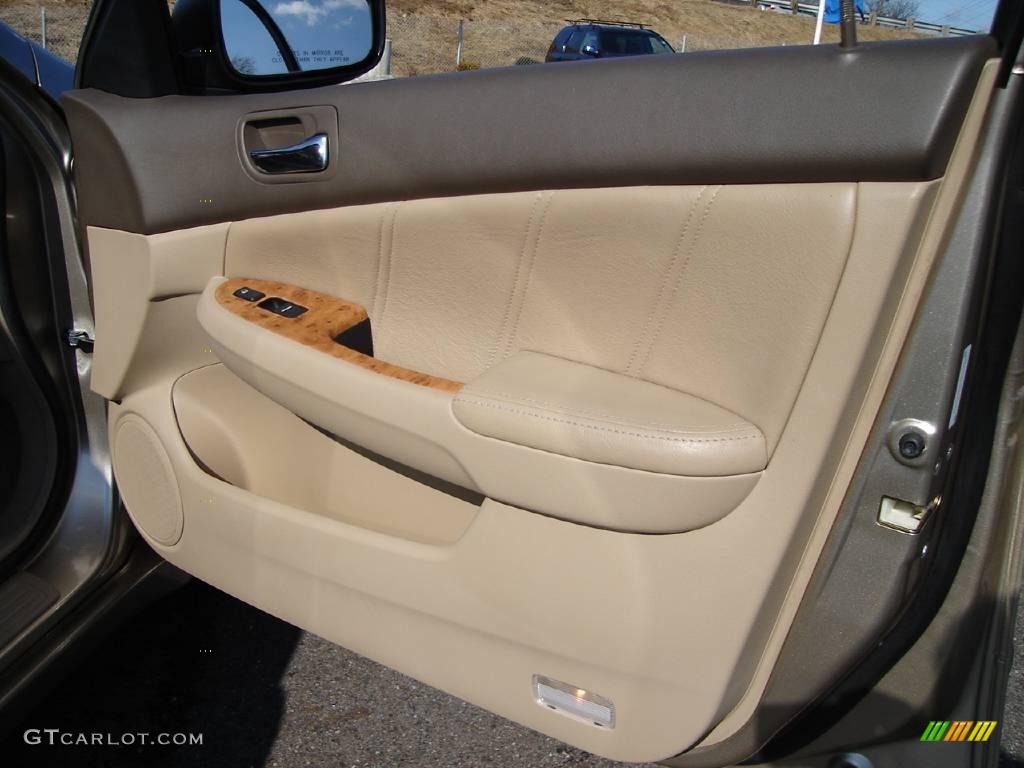 2003 Accord EX Sedan - Desert Mist Metallic / Ivory photo #18