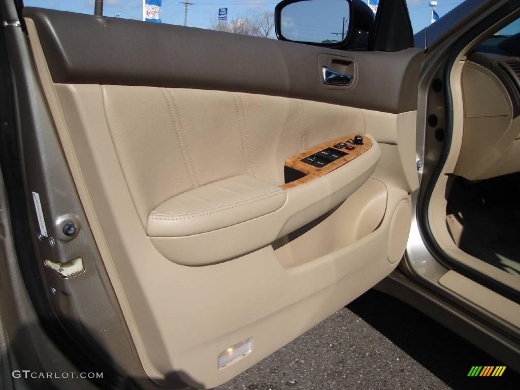 2003 Accord EX Sedan - Desert Mist Metallic / Ivory photo #20