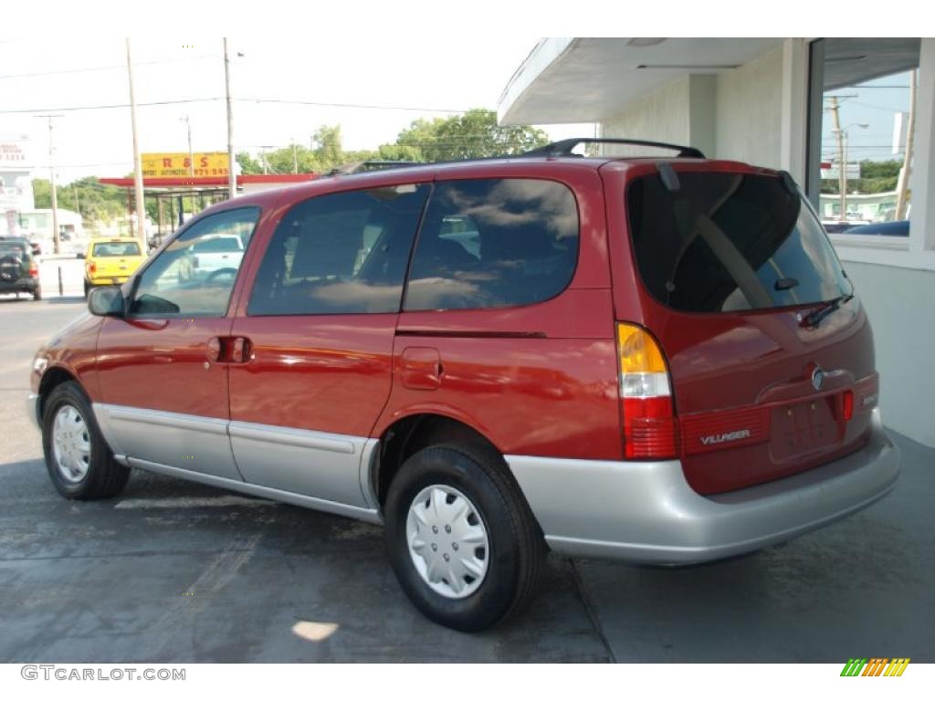 1999 Villager  - Toreador Red Metallic / Portland Grey photo #6