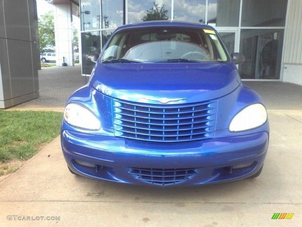 2003 PT Cruiser Touring - Electric Blue Pearl / Taupe/Pearl Beige photo #2