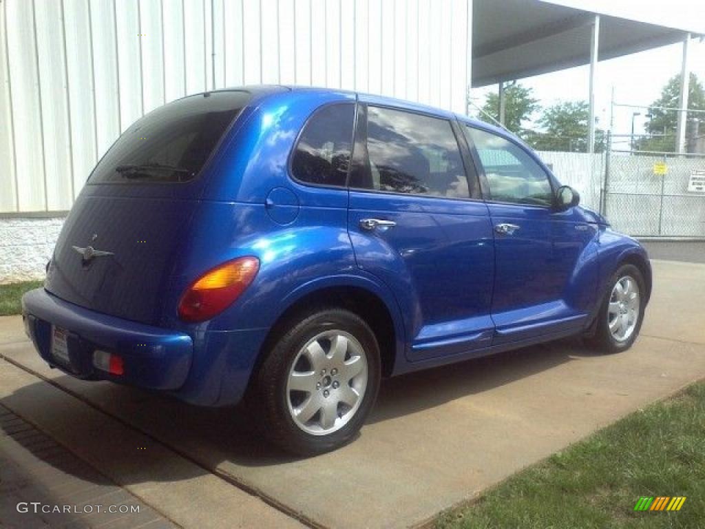 2003 PT Cruiser Touring - Electric Blue Pearl / Taupe/Pearl Beige photo #16