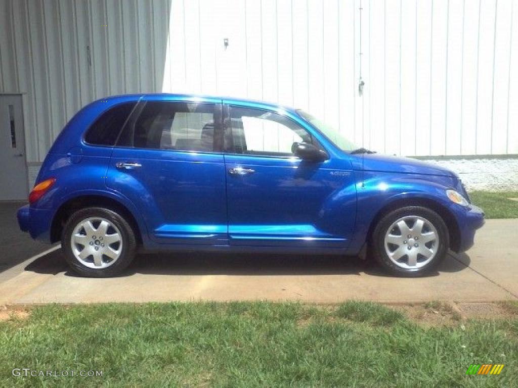 2003 PT Cruiser Touring - Electric Blue Pearl / Taupe/Pearl Beige photo #17