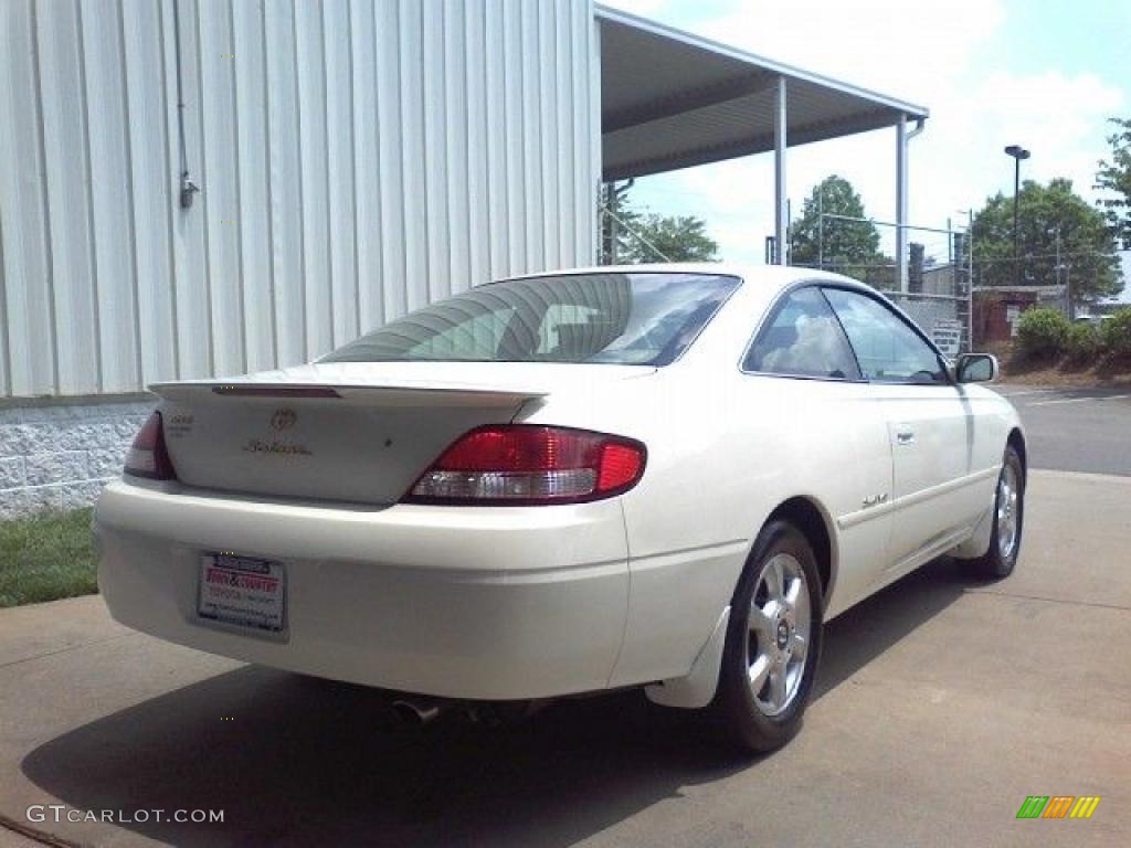1999 Solara SLE V6 Coupe - White Diamond Pearl / Ivory photo #17