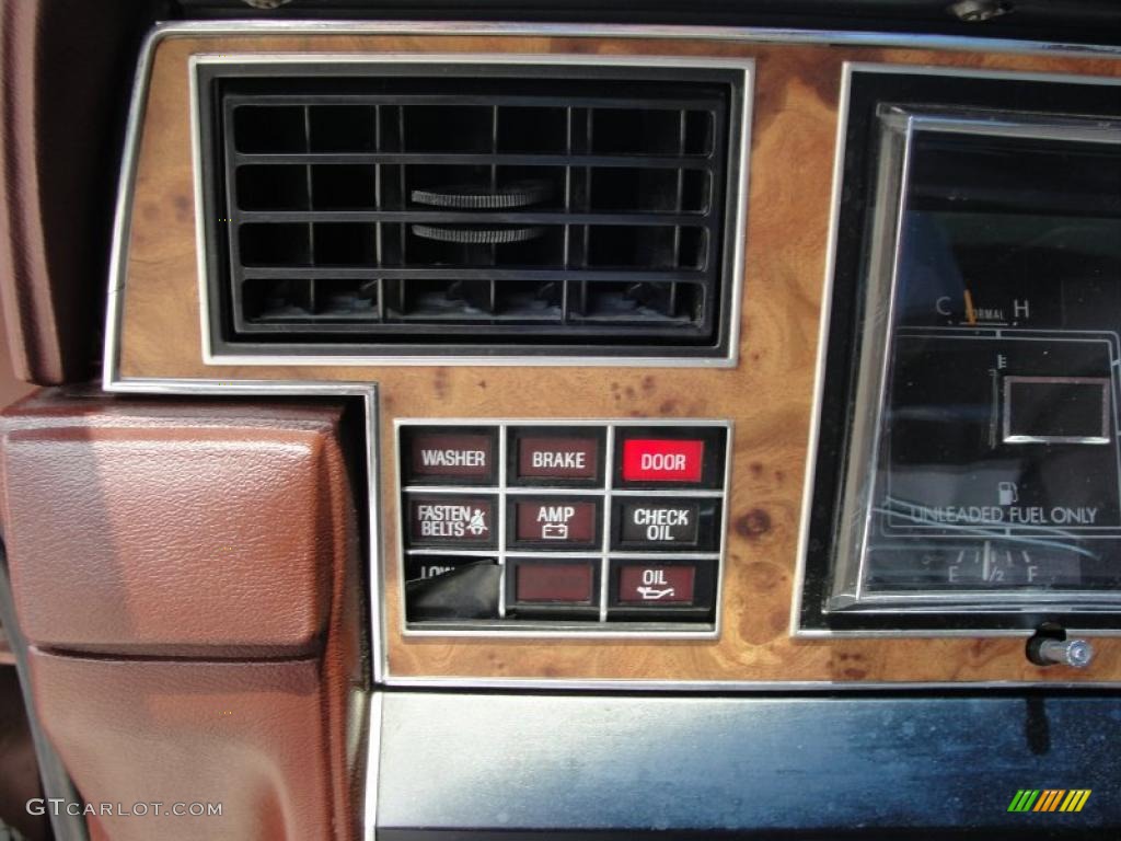 1985 Lincoln Town Car Standard Town Car Model Controls Photos