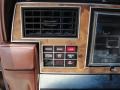 Controls of 1985 Town Car 
