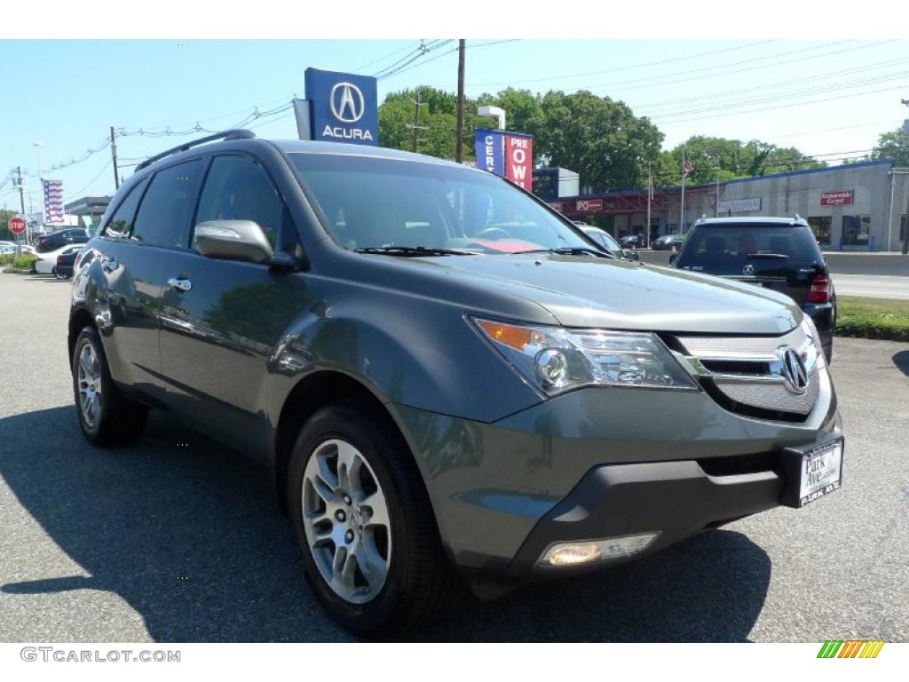 2007 MDX Technology - Nimbus Gray Metallic / Taupe photo #1