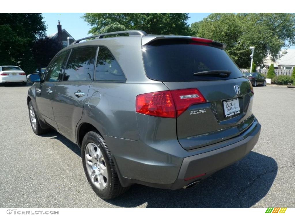 2007 MDX Technology - Nimbus Gray Metallic / Taupe photo #3