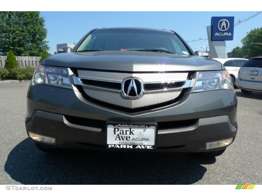 2007 MDX Technology - Nimbus Gray Metallic / Taupe photo #6
