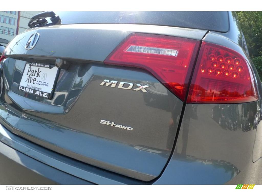 2007 MDX Technology - Nimbus Gray Metallic / Taupe photo #12