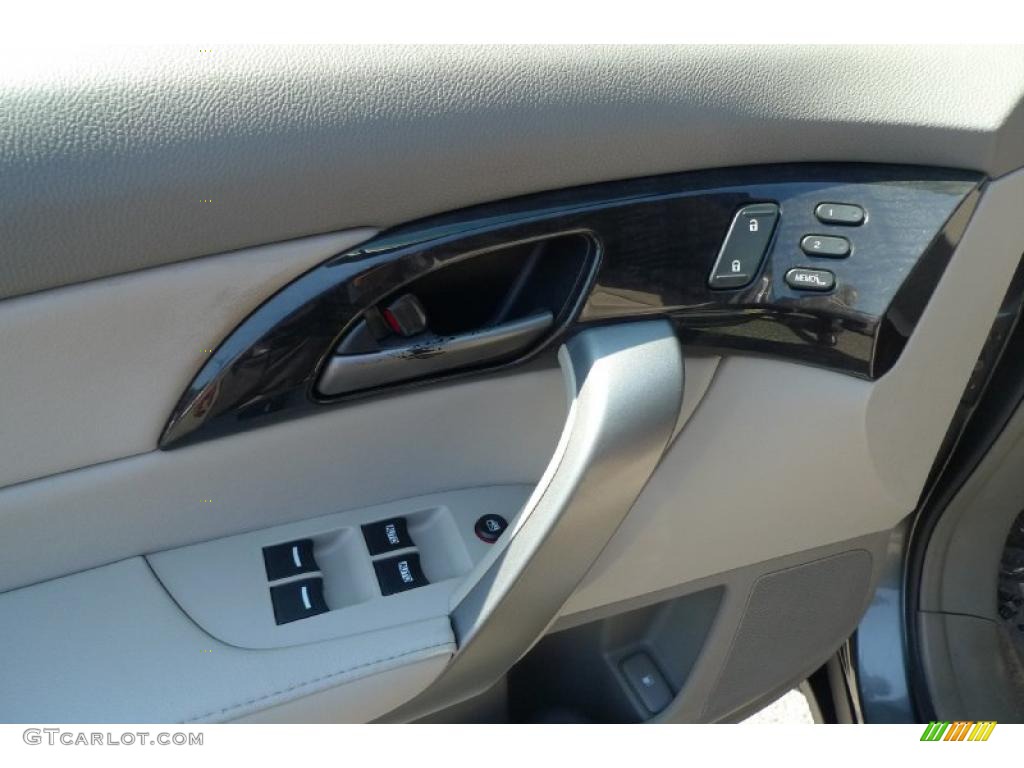 2007 MDX Technology - Nimbus Gray Metallic / Taupe photo #24