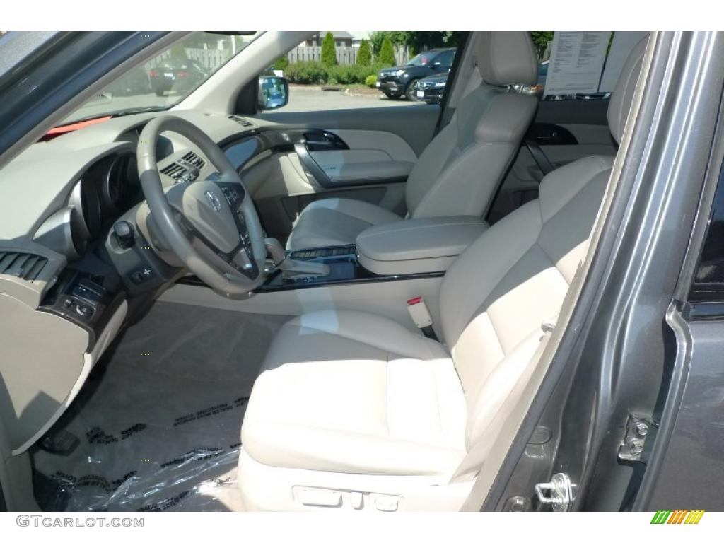 2007 MDX Technology - Nimbus Gray Metallic / Taupe photo #25