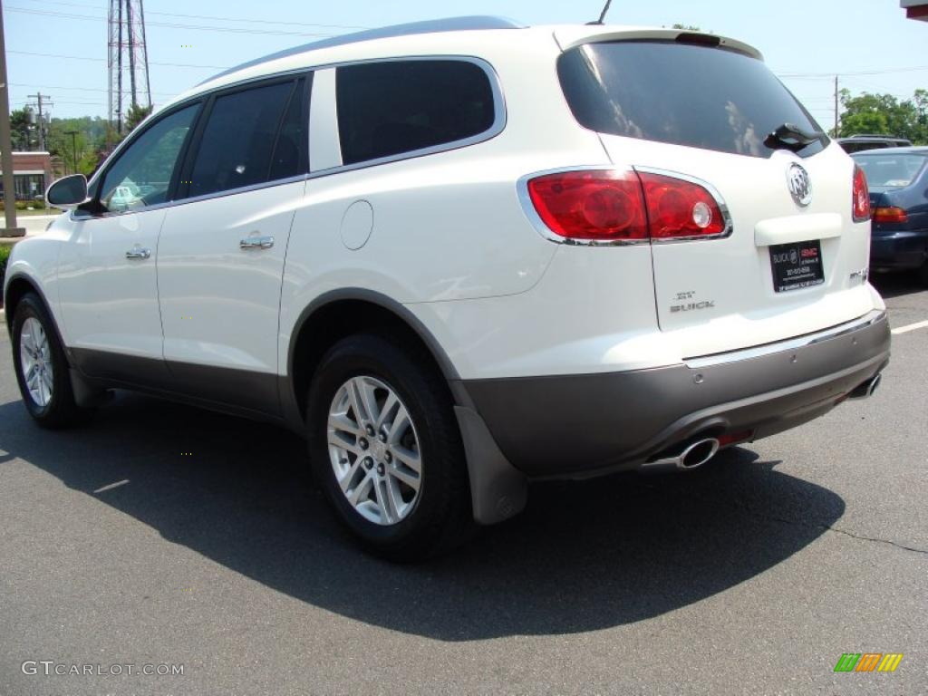 2008 Enclave CX AWD - White Opal / Cashmere/Cocoa photo #2