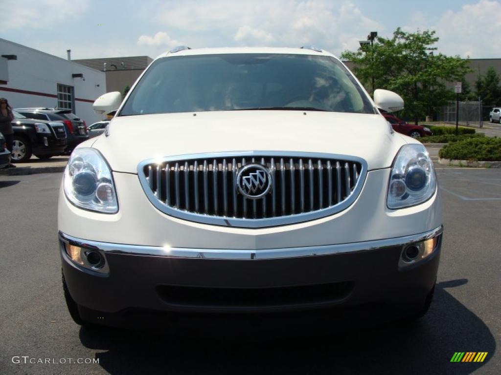 2008 Enclave CX AWD - White Opal / Cashmere/Cocoa photo #7