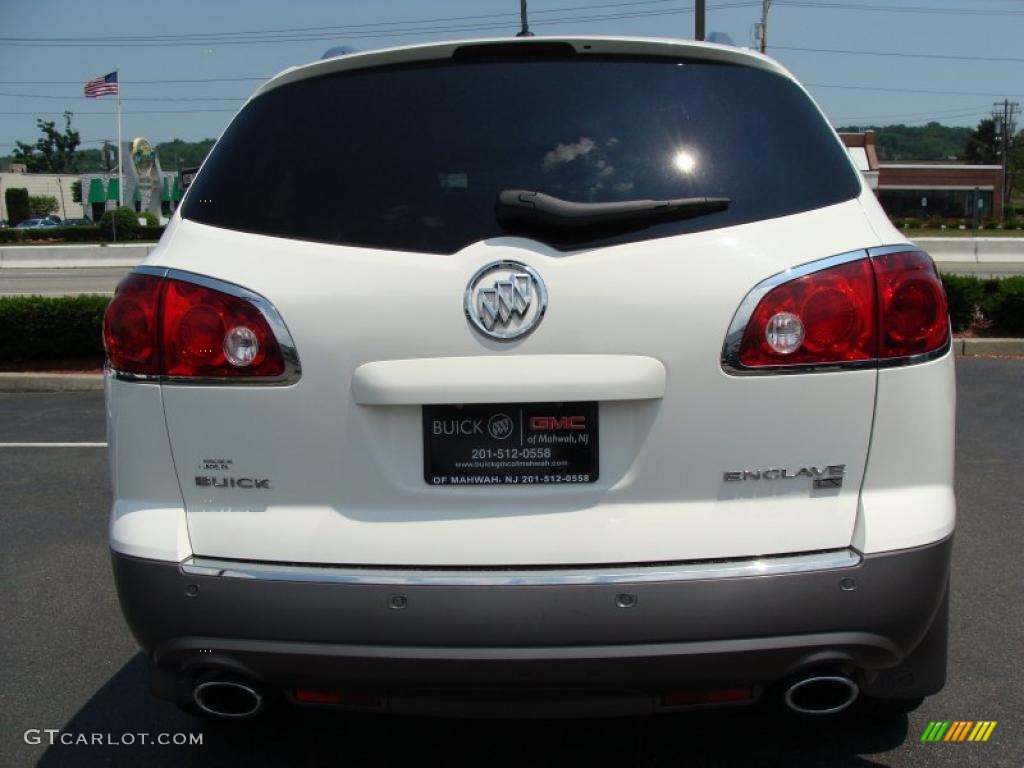 2008 Enclave CX AWD - White Opal / Cashmere/Cocoa photo #11