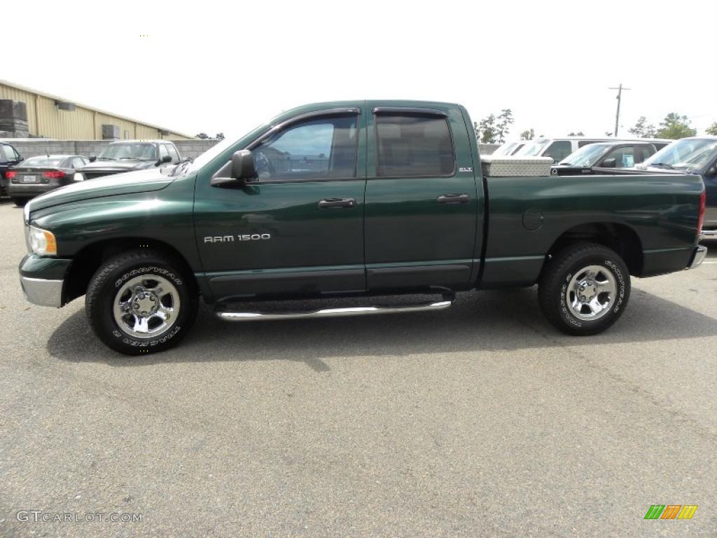 2002 Ram 1500 SLT Quad Cab - Forest Green Pearlcoat / Dark Slate Gray photo #2