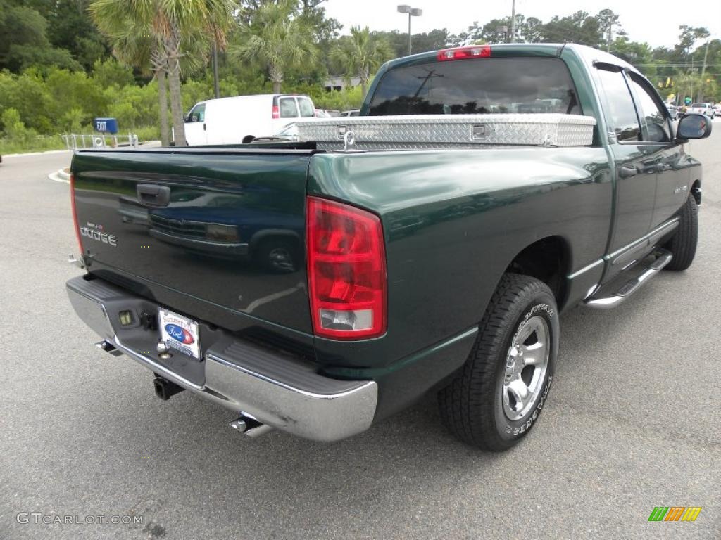 2002 Ram 1500 SLT Quad Cab - Forest Green Pearlcoat / Dark Slate Gray photo #13