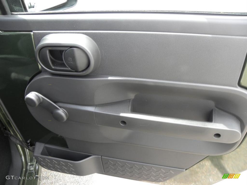 2009 Wrangler X 4x4 - Jeep Green Metallic / Dark Slate Gray/Medium Slate Gray photo #8