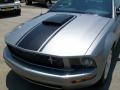 2008 Vapor Silver Metallic Ford Mustang V6 Premium Coupe  photo #2